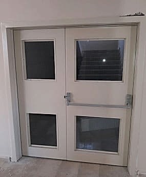 çift kanat yangın kapısı