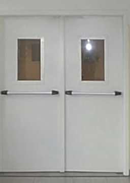 Çift kanatlı yangın kapısı